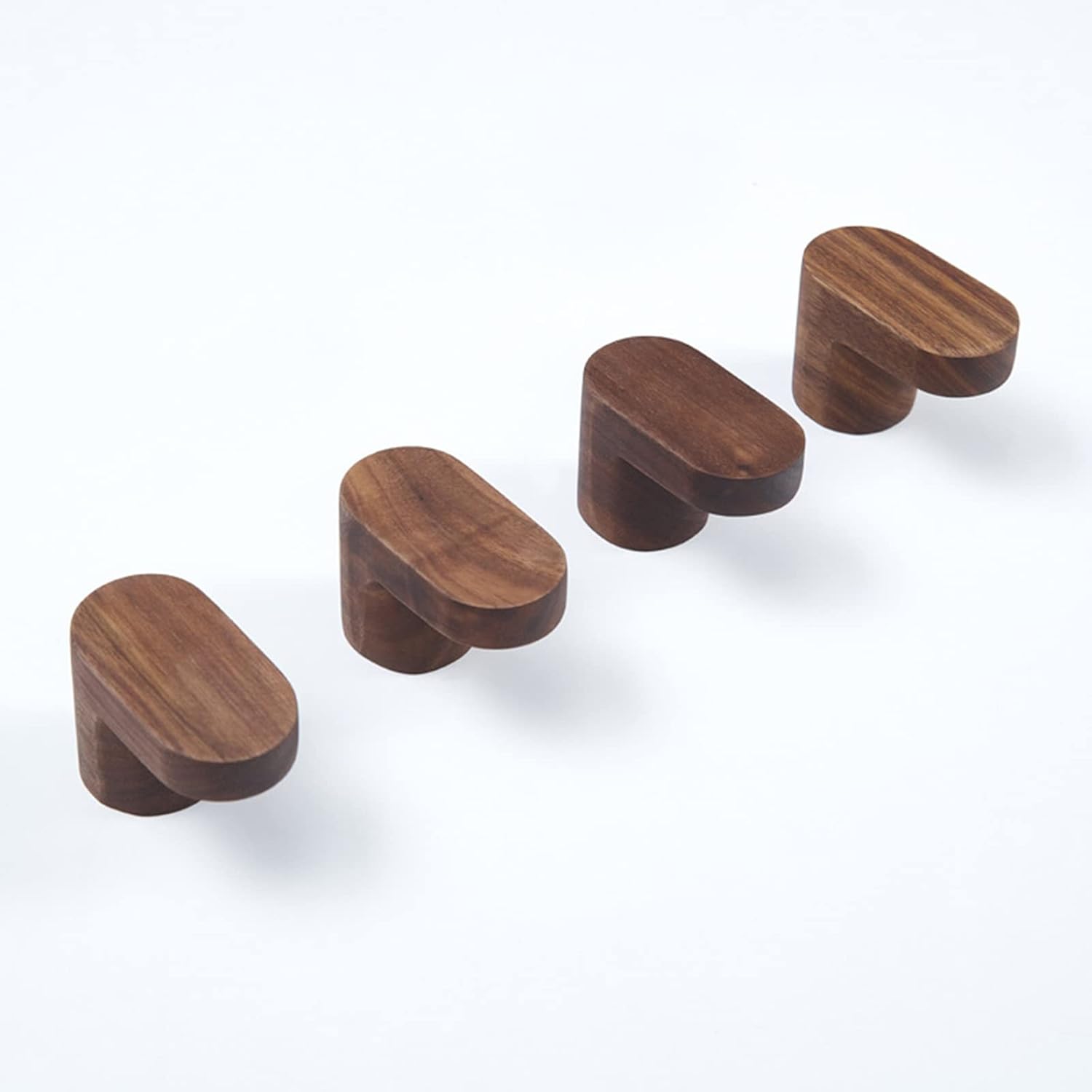 Lily Brown Heavy Duty Wood Hooks for Home Decor