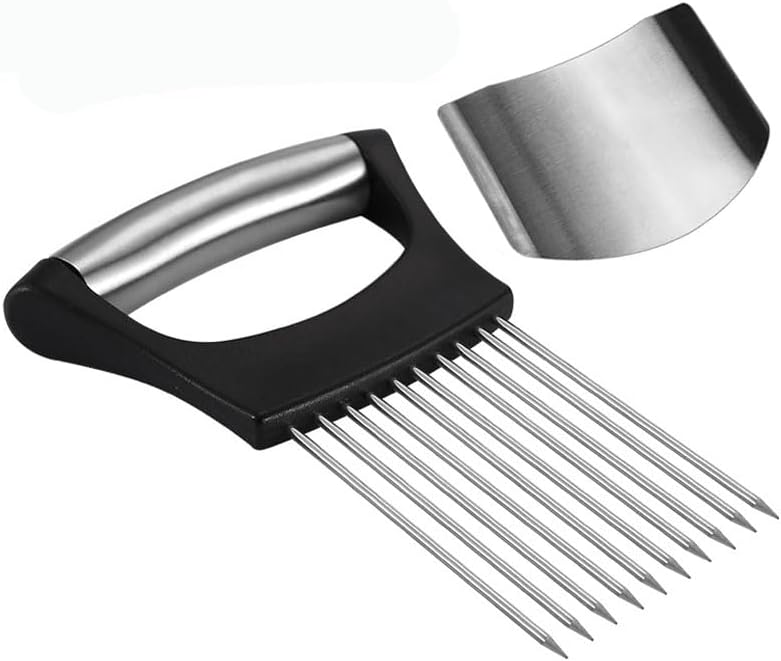 JK-GMTE Finger Guards for Cutting 2 Pcs Stainless Steel Knife Protector