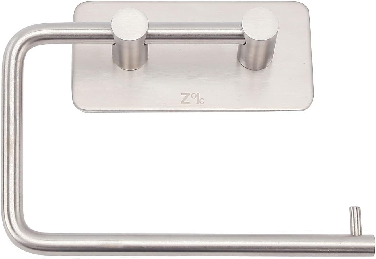 ZOIC 3M Adhesive Stainless Steel Paper Holder Hook