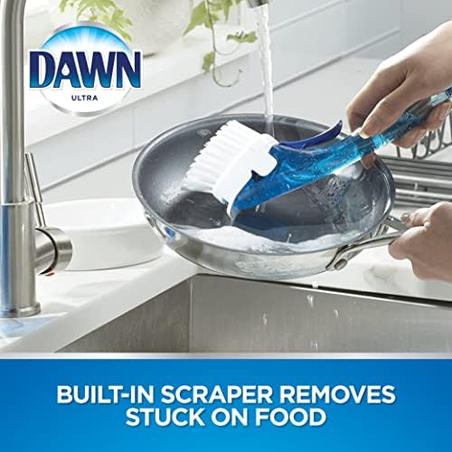 Dawn No-Drip Fillable Dish Brush Clear