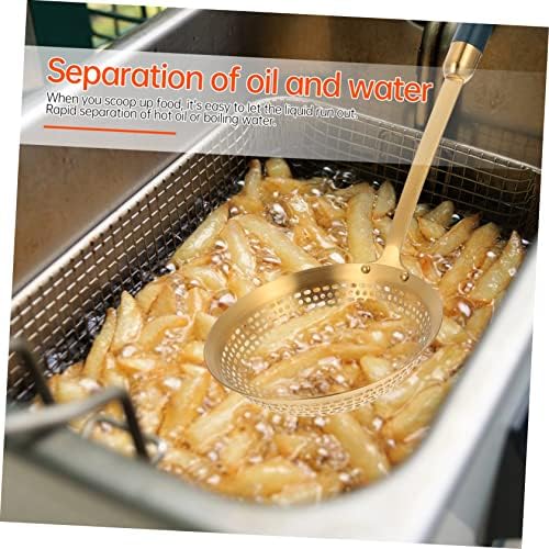 1pc Stainless Steel Frying Skimmer with Handle