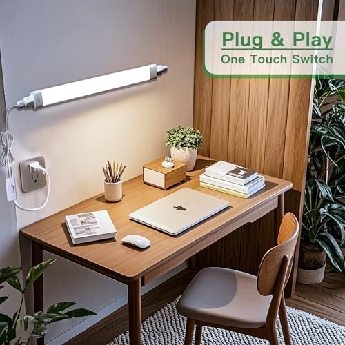 Tonffi 4FT Plug-in LED Ceiling Light - 36W 4000LM Cool White IP65
