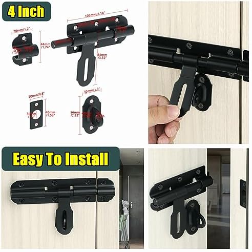 Alise Heavy-Duty Gate Latch Stainless Steel