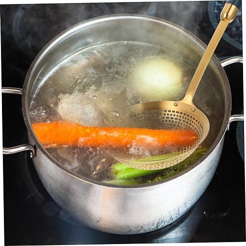 GRADENEVE 1pc Colander Skimmer Spoon with Handle