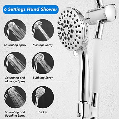 Luxury Handheld Shower Head with Rainfall Option