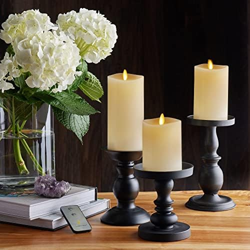 Luminara Realistic Flameless LED Candles Set of 3