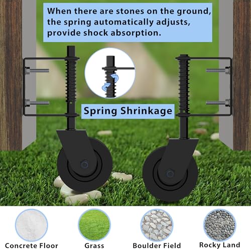 Heavy Duty Gate Wheel 150 Lbs Capacity Perfect for GateFarmFence