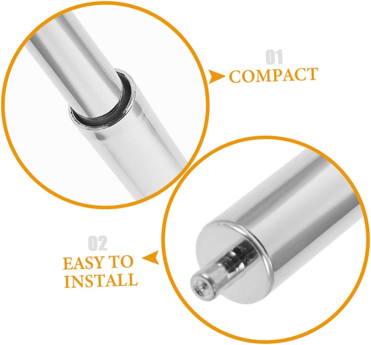 OSALADI 4 Pack Toilet Paper Holder Rods with Retractable Spring