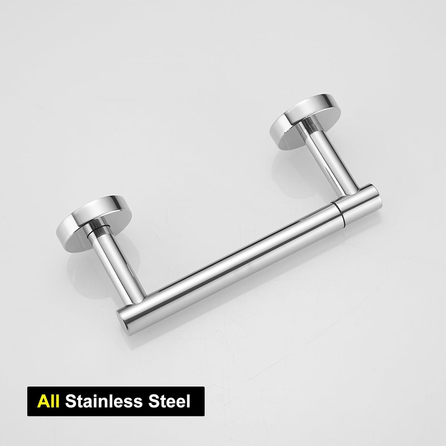Sturdy and Stylish Double-Post Toilet Paper Holder