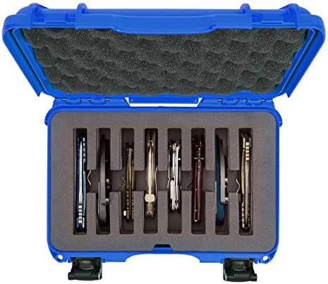 Nanuk 909 Waterproof Knife Case with Custom Foam - Blue
