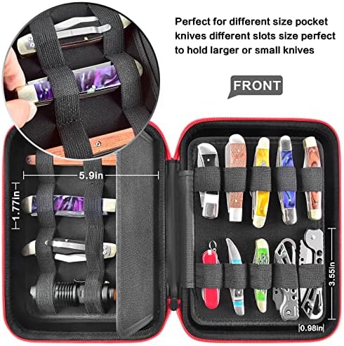 ANKHOH 4-Layer Knife Organizer Case with 32 Slots 1
