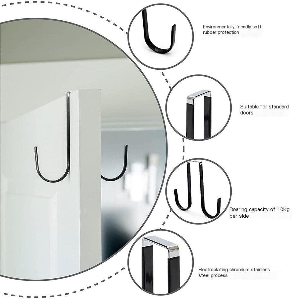 EUYIMOMO Door Hooks 12PCS Heavy Duty Metal