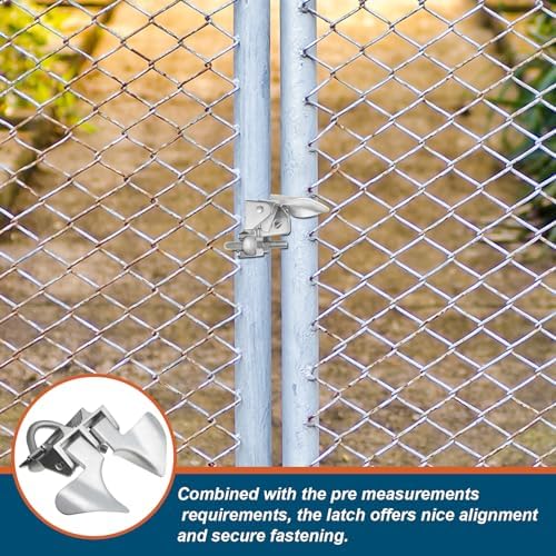 Tandefio 2-Piece Chain Link Gate Latches