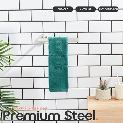 AONEON 2 Pack Stainless Steel Towel Rings Modern Bathroom Holder