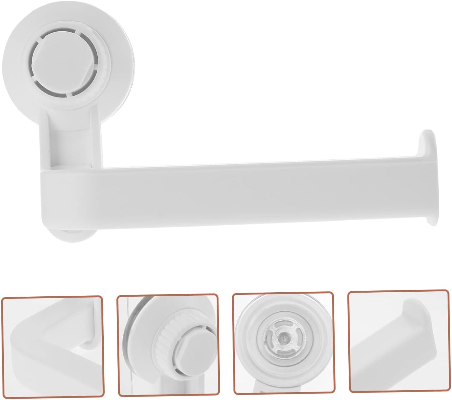 Lurrose Suction Toilet Paper Holder for Bathroom Kitchen and Living Room