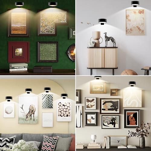3PACK Picture Light with Remote 3 Colors