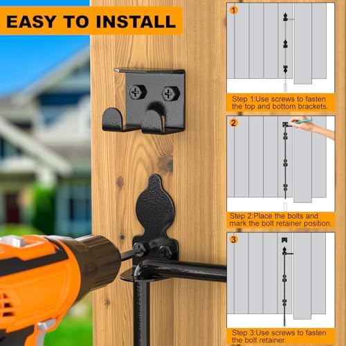 24 Cane Bolt Drop Rod for Gate - Durable and Reliable