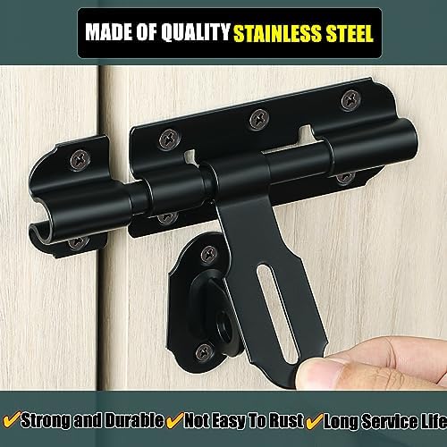 Alise Heavy-Duty Gate Latch Stainless Steel