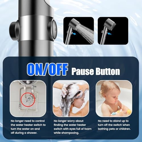 Ergonomic Water-Saving Handheld Shower Head