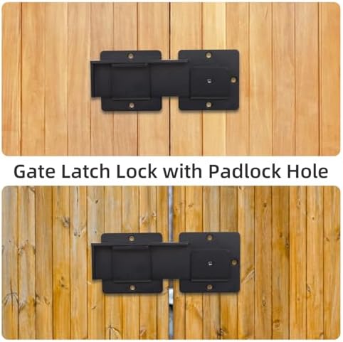 1Pack Flip Gate Latch Lock with Adjustment for Outdoor Use