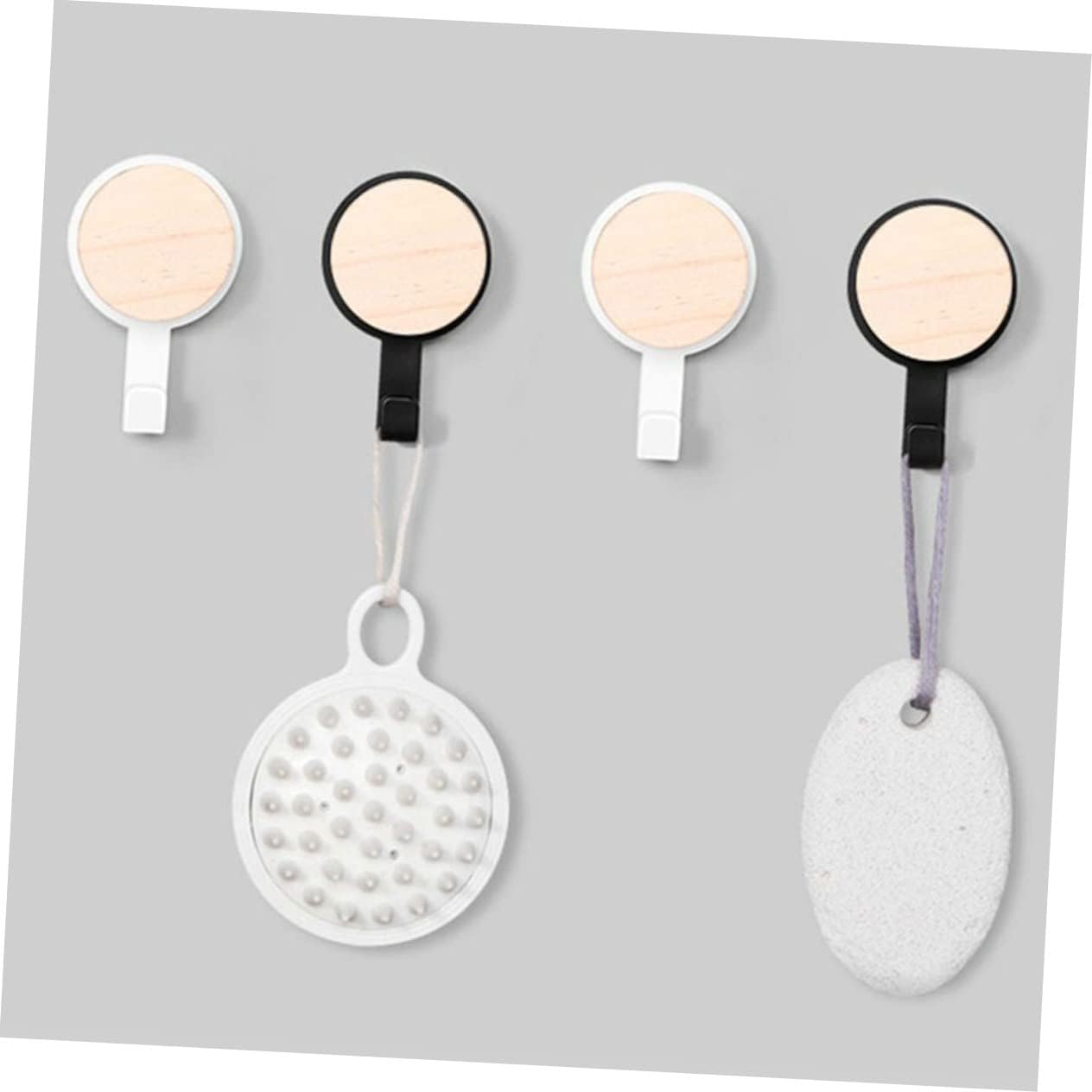 10Pcs Wall Mounted Pasting Hooks for Home Chic Storage