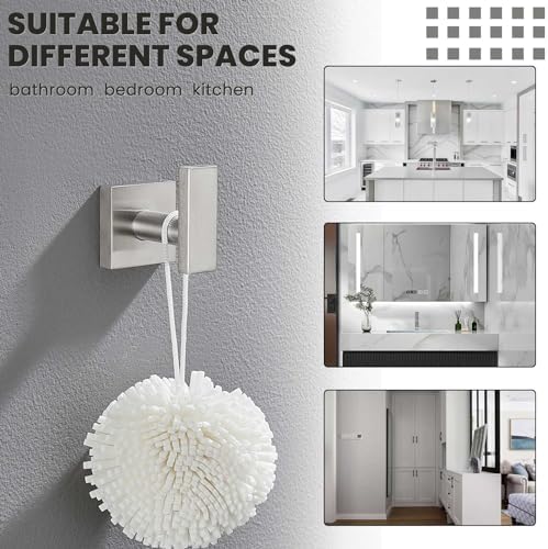 Suyar Bathroom Towel Hook Brushed Nickel 304 Stainless Steel