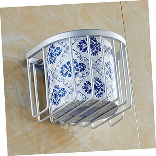 Bathroom Wall-Mounted Towel Rack Paper Holder
