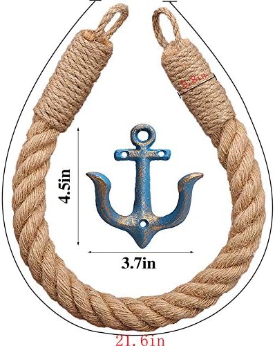 Soarlor Nautical Toilet Paper Holder Blue 1