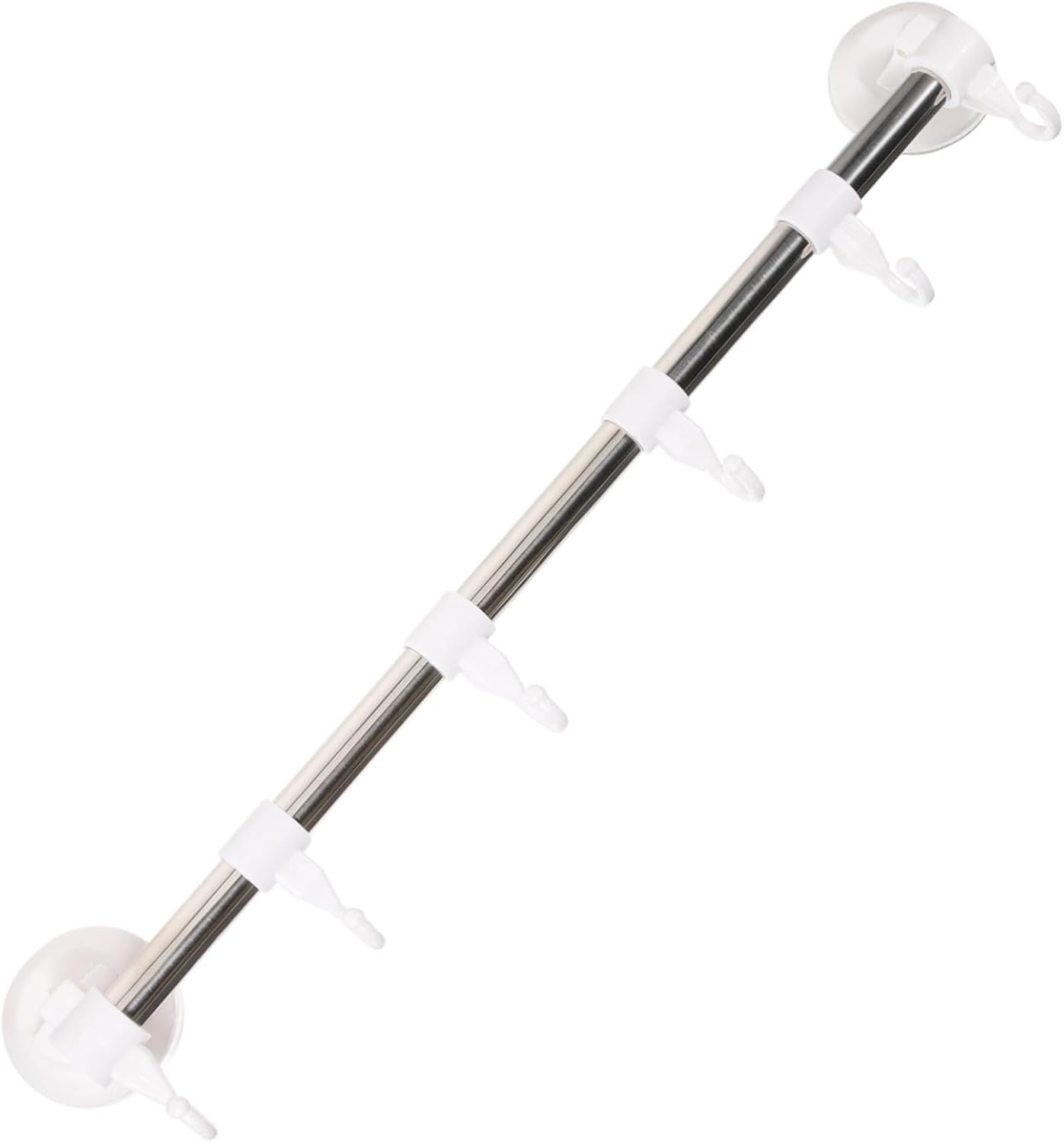 Adjustable Suction Cup Towel Bar No Drill for Bathroom and Kitchen