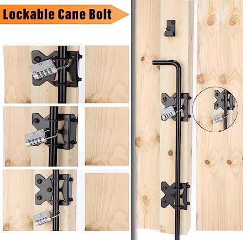 Upgrade 18 Heavy Duty Cane Bolt Gate Drop Rod