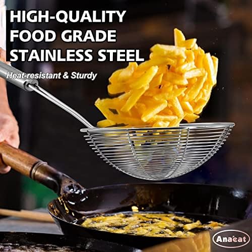 Anaeat 45 Stainless Steel Spider Strainer Skimmer