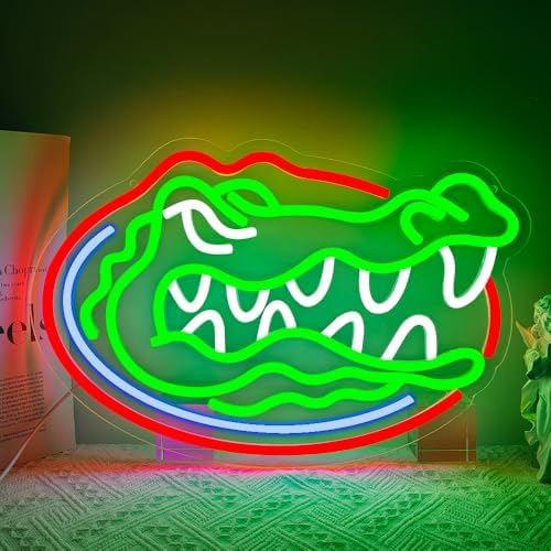 Florida Gators Neon Wall Sign LED Light for Bedroom