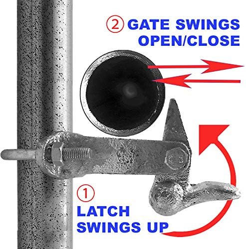 Duck Bill Gate Holdback Holds Your Fence Open 1-58 to 2-38