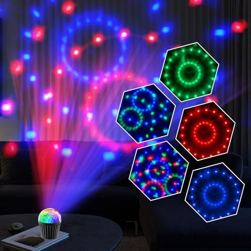 Yiixuyo Disco Ball Light with Voice Control