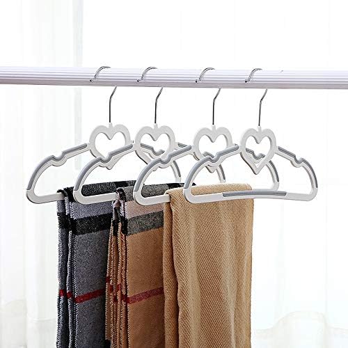 TBLOTYD Plastic Kids Hangers - 40 Pack Grey Non-Slip Space Saving