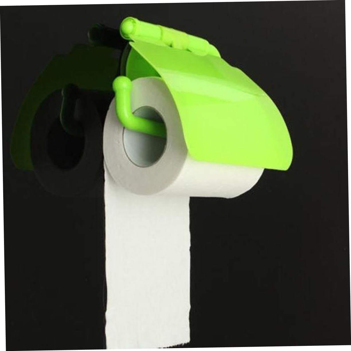 Wall-Mounted Toilet Paper Holder with Suction Cup for Smooth Surfaces