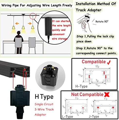 KAYYELAMP 10W Full Spectrum Plant Grow Track Light 4500K