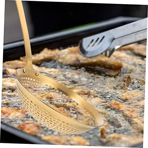 GRADENEVE 1pc Colander Skimmer Spoon with Handle