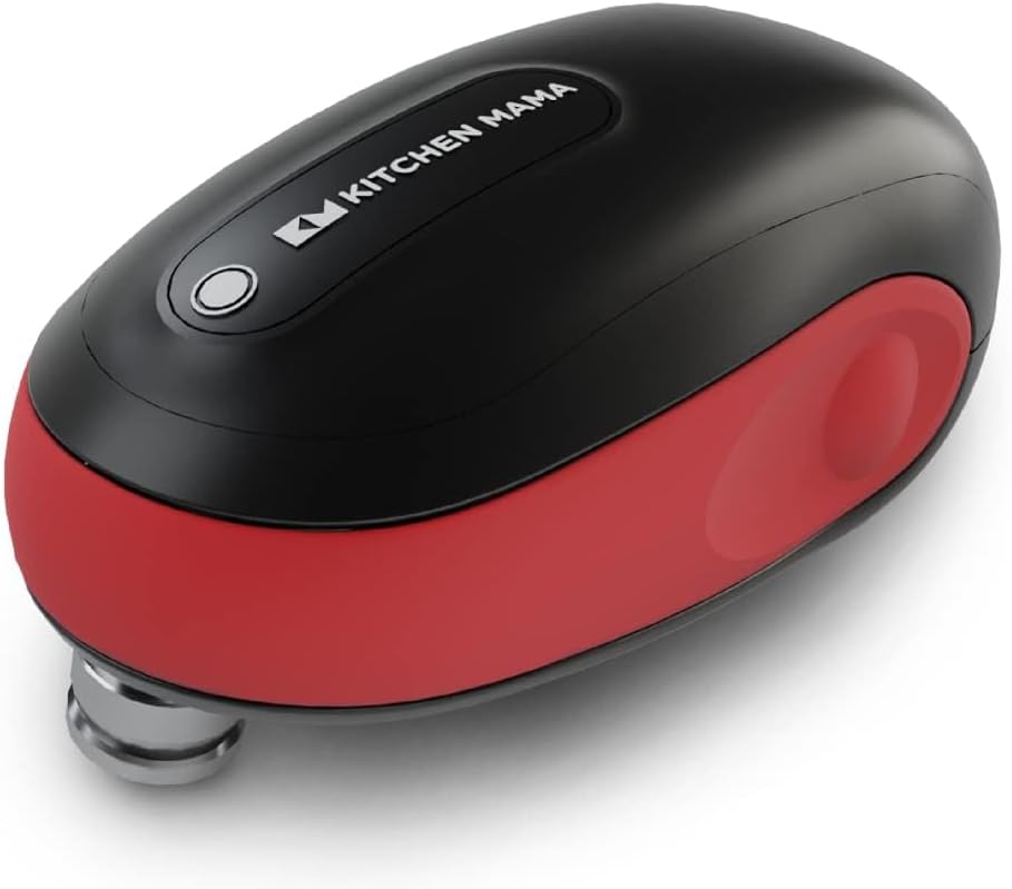 Kitchen Mama One-To-Go Electric Can Opener - Red