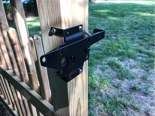 Sturdy Stainless Steel Gate Latch with Black Finish