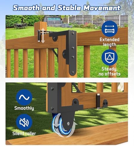Heavy-Duty Outdoor Sliding Gate Kit