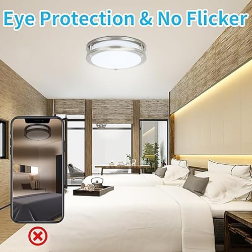 Drosbey 48W Dimmable LED Ceiling Light 132in Flush Mount