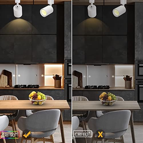 VANoopee 12-Pack 10W Dimmable LED Track Light Heads 1