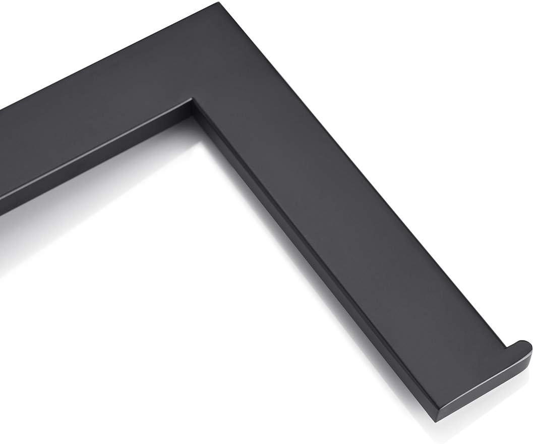 Miyili Matte Black Free Standing Toilet Paper Holder