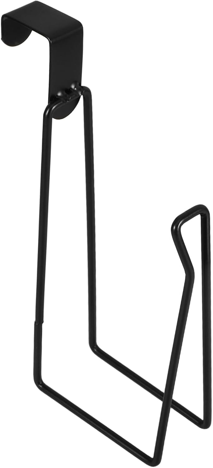 Stylish Wall-Mounted Toilet Paper Holder Black