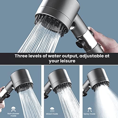 Relaxing High-Pressure Massage Shower Head with Pause Function