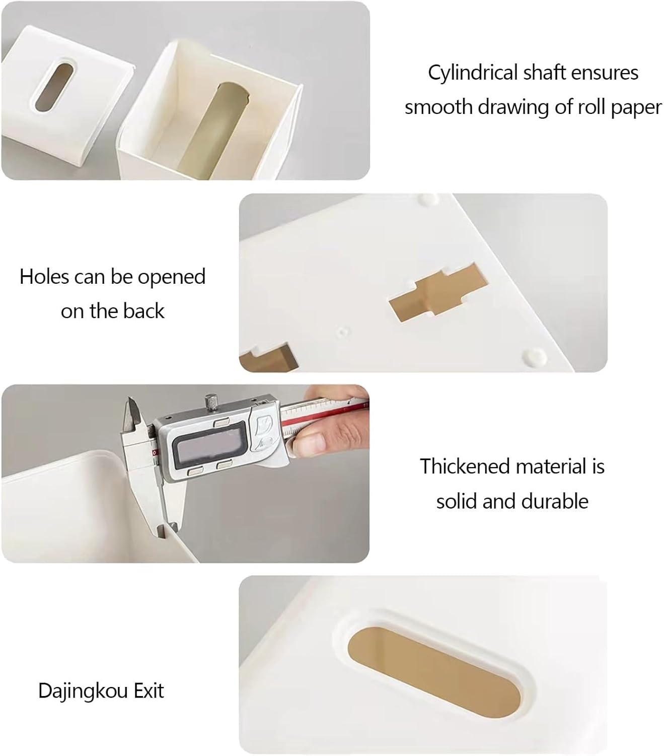 High-Duty Wall-Mounted Toilet Paper Holder
