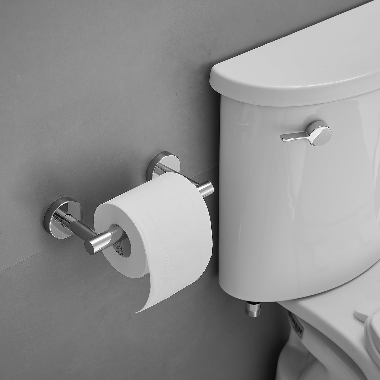 Sturdy and Stylish Double-Post Toilet Paper Holder