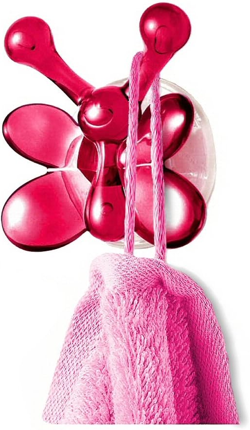 Kleine Wolke Kids Shower Hooks Butterfly Pink