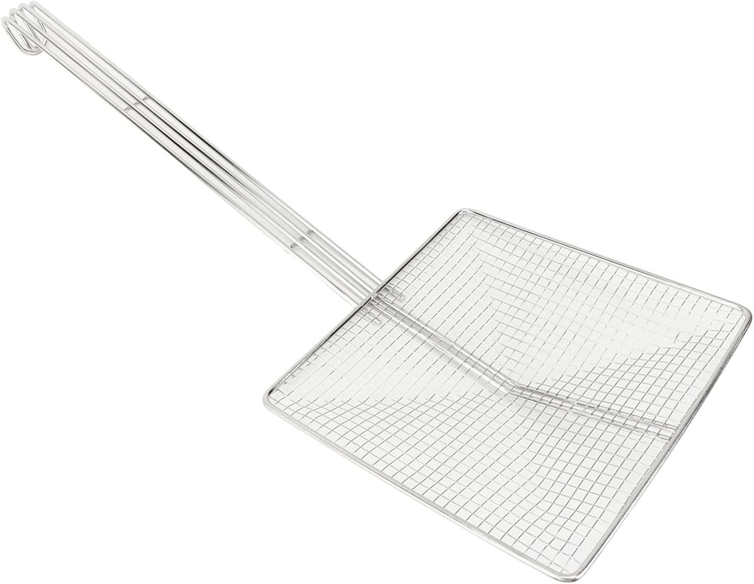 Stainless Steel Skimmer Ladle with Mesh Strainer for Cooking and Frying